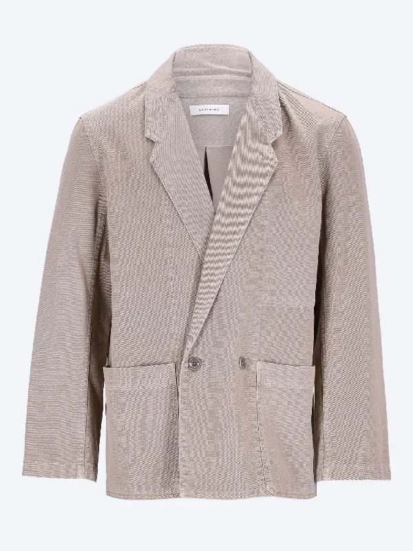 Men coats with a drawstring waist for a customizable fit Workwear blazer