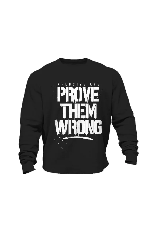 Tech - friendly men hoodie with a built - in headphone jack XAPE Prove Them Wrong Sweatshirt Tech - friendly men hoodie with a built - in headphone jack XAPE Prove Them Wrong Sweatshirt