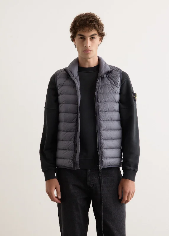 Men coats with a zip - out lining for easy cleaning and versatility Recycled Nylon Down Vest