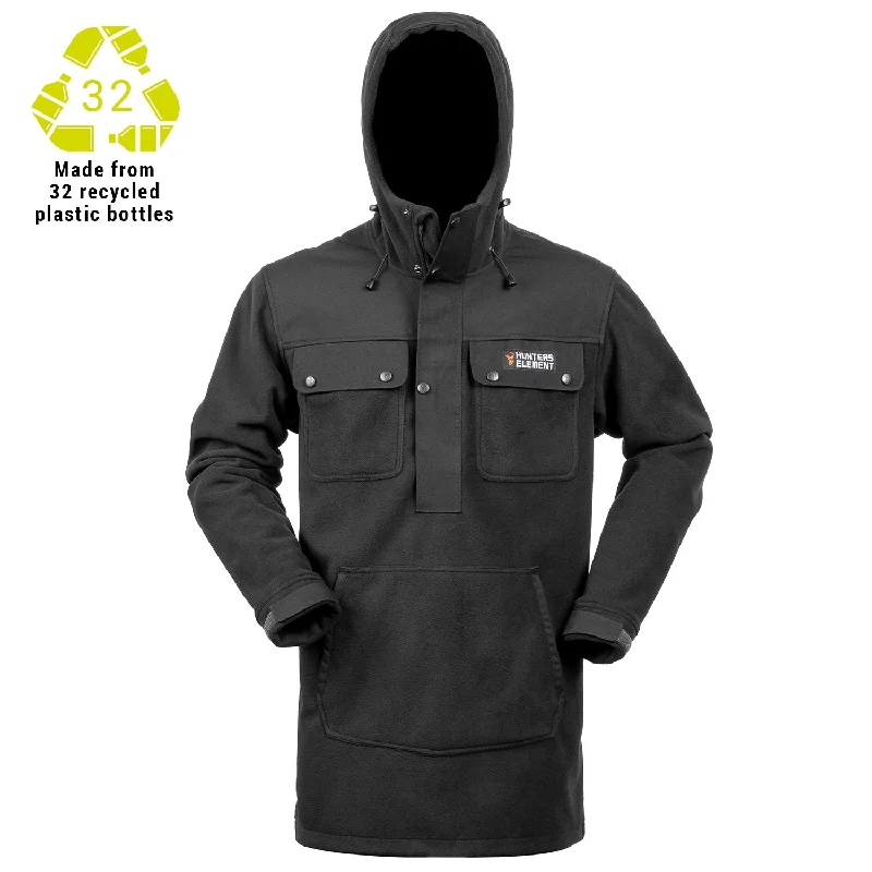 Men coats with a quick - drying feature for active lifestyles Bush Coat Half Zip