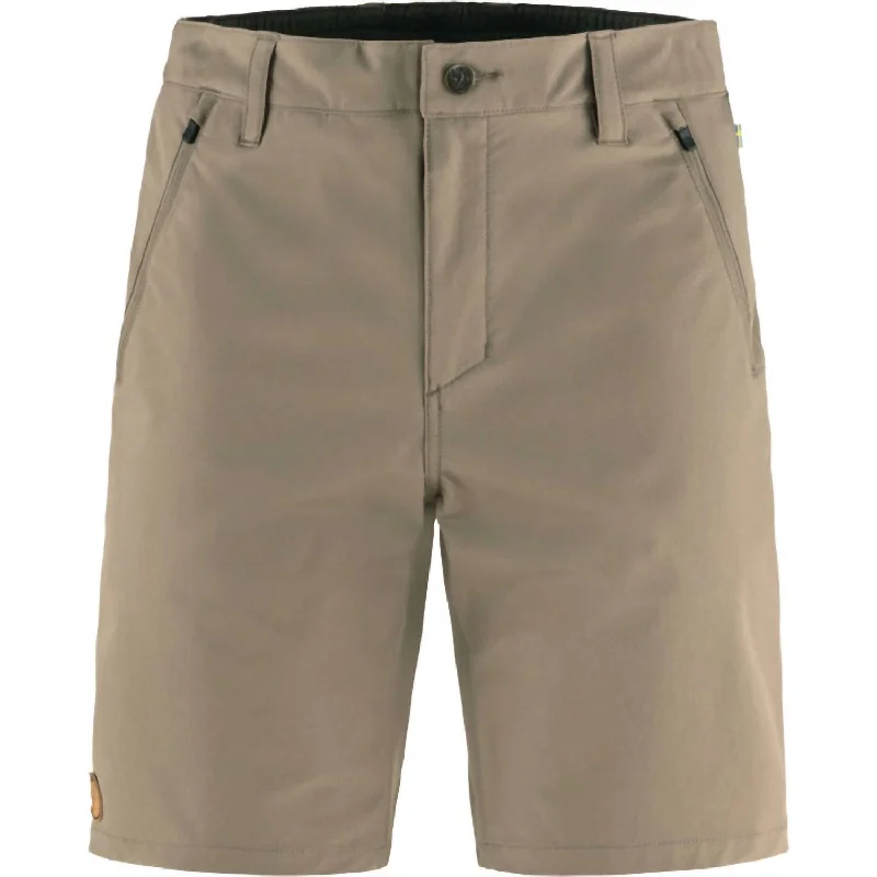 Men's Abisko Trail Stretch Shorts In Suedebrown