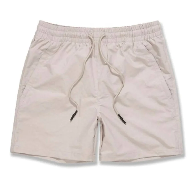 Men's Athletic Marathon Shorts In Taupe