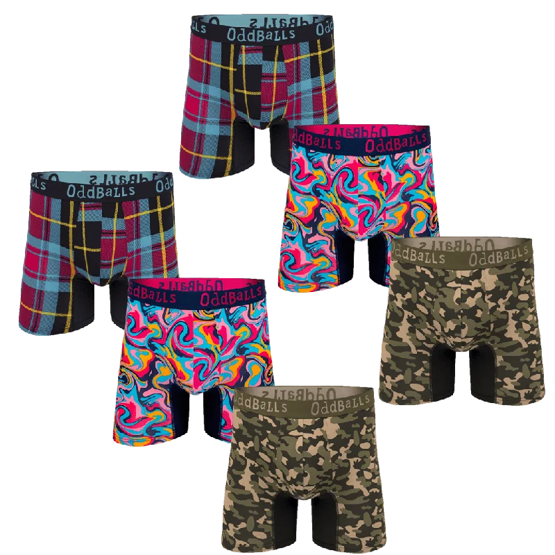 Timeless Bundle - Mens Bamboo Boxer Shorts 6 Pack