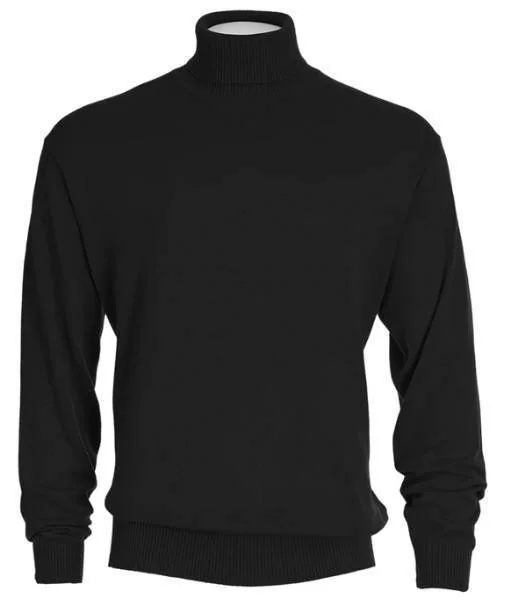 Men's Turtleneck Sweater color Black