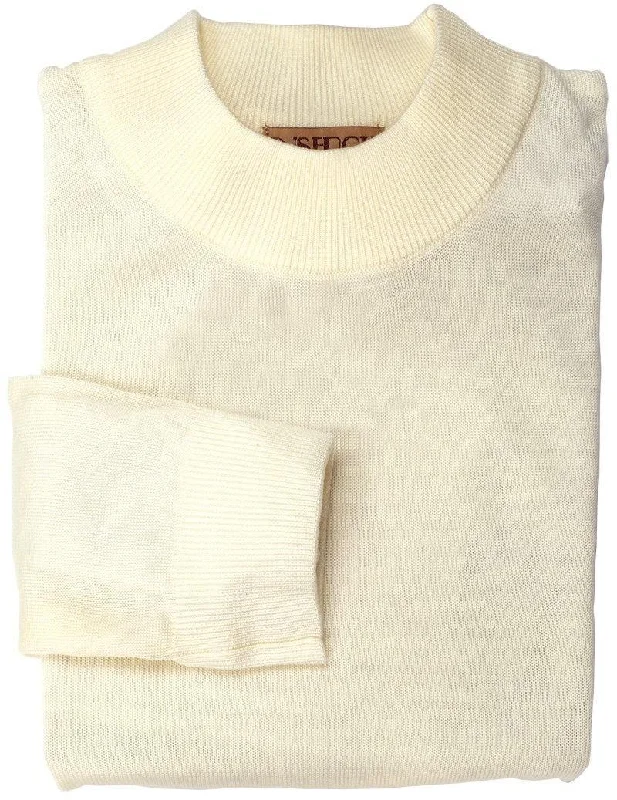 Mock Neck Sweater Color Off White