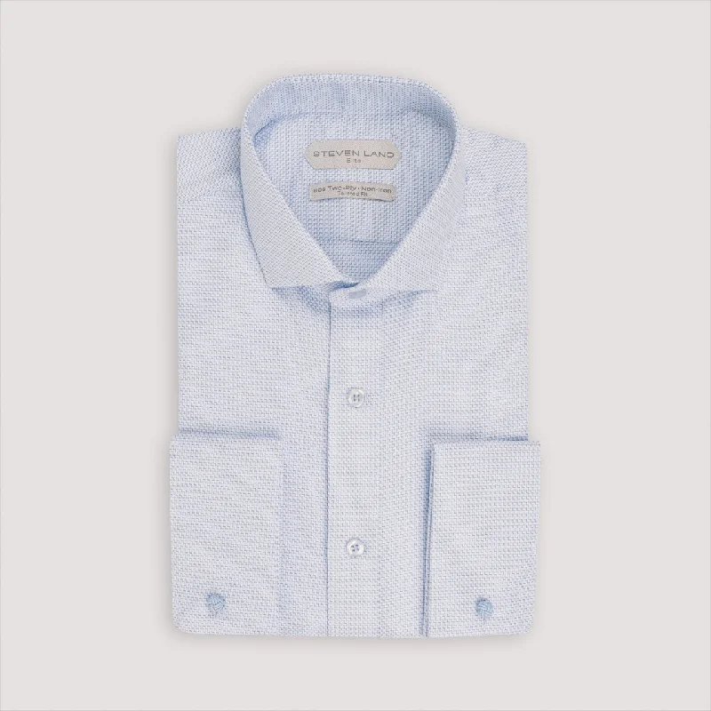 The Oliver Dress Shirt | Semi Spread Collar | Angled French Cuff | 100% Cotton