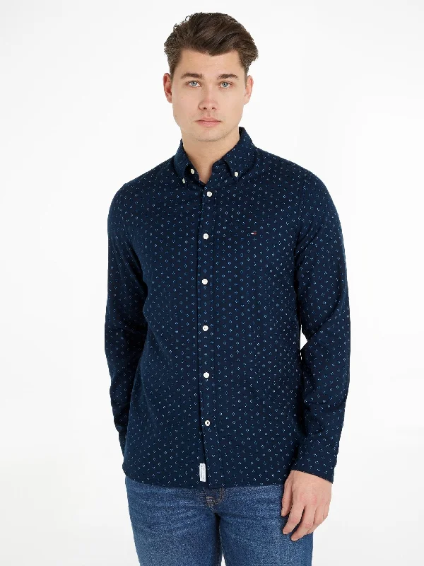 Tommy Hilfiger Flex Brushed Twill Print Shirt