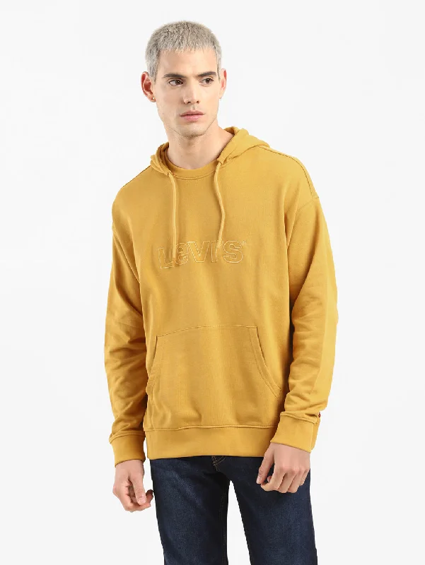 Men's Brand Logo Hooded Sweatshirt