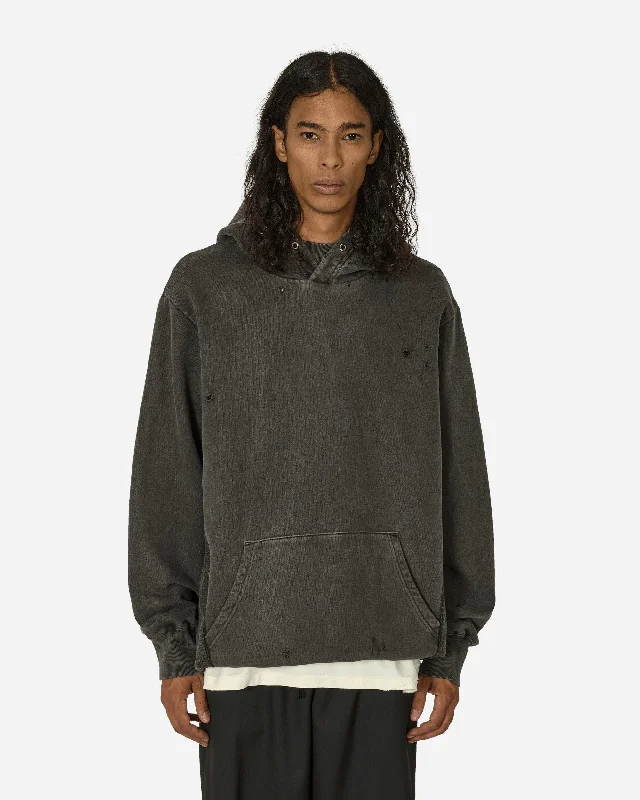 Dameged Hoodie Charcoal