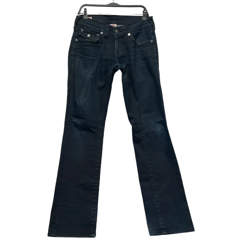 TRUE RELIGION/Straight Pants/30/Denim/NVY/Coated Denim