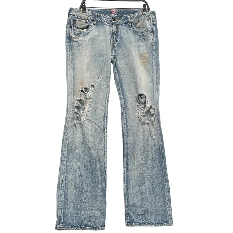 Prps/Straight Pants/30/Denim/BLU/Distressed/PRPS button