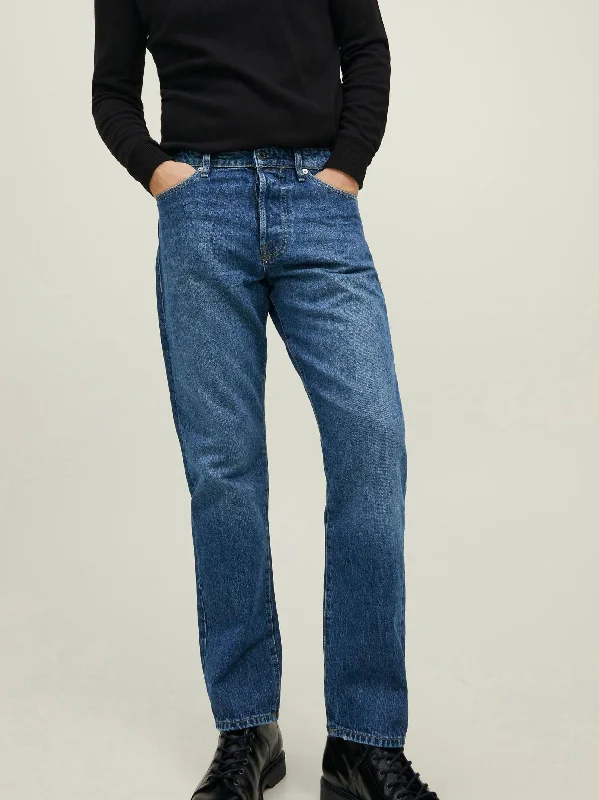 Men's Washed Jeans,Blue