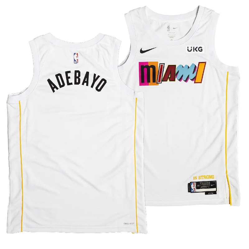 Bam Adebayo Nike Miami Mashup Vol. 2 Swingman Jersey - Custom Number Style