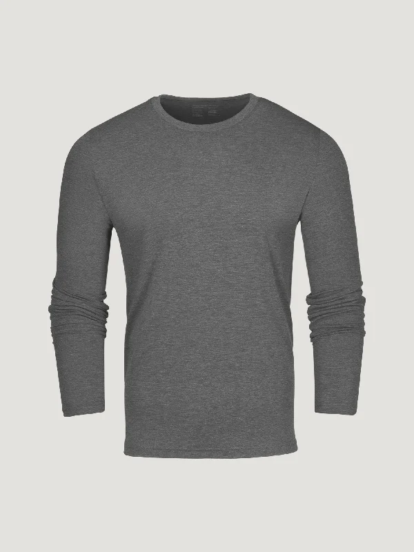 Carbon Grey Long Sleeve Crew