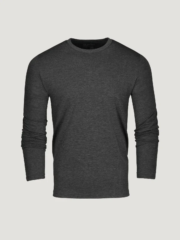 Charcoal Performance Long Sleeve Crew