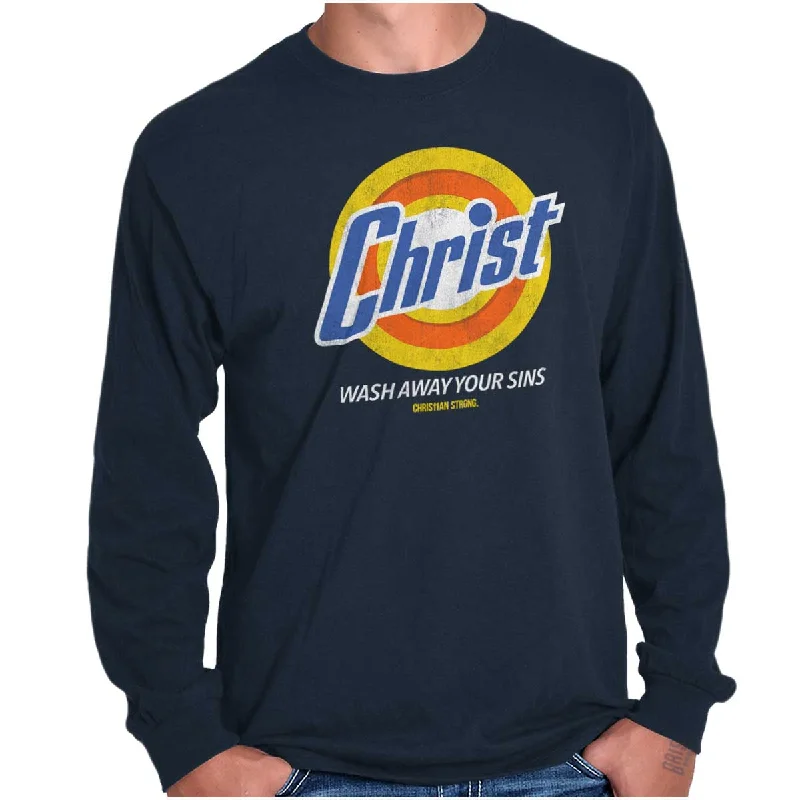 Christ Detergent Long Sleeve T Shirt