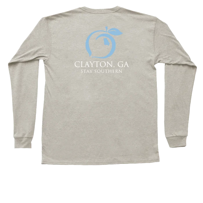 Clayton, GA Long Sleeve Hometown Tee