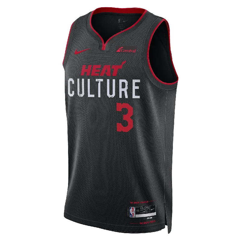 Dwyane Wade Nike HEAT Culture Swingman Jersey