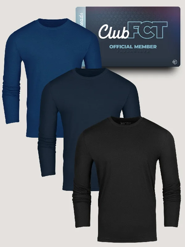 Fall Essentials Long Sleeve Crew Member 3-Pack