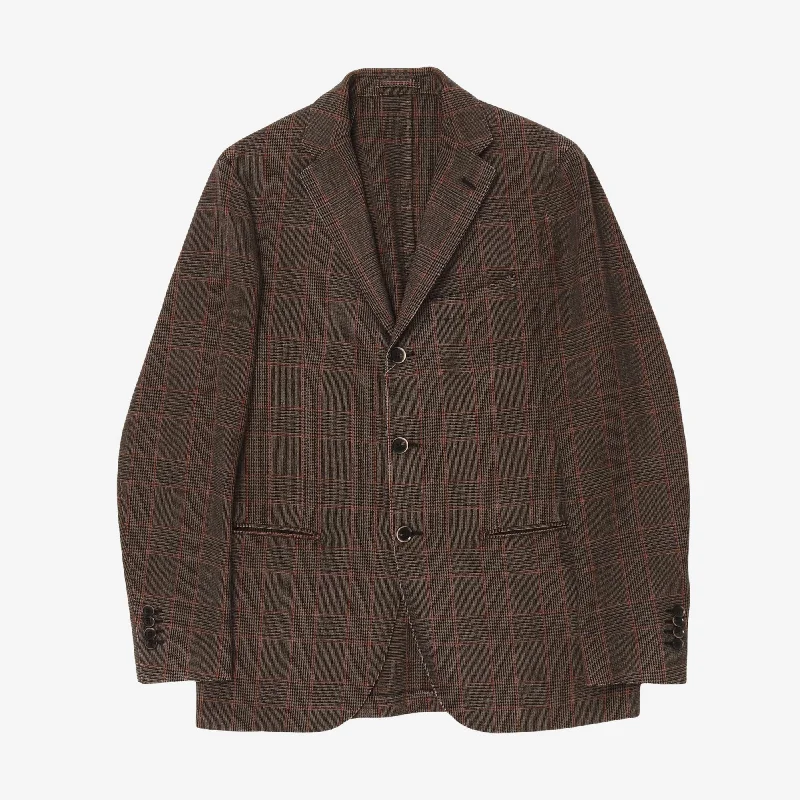 Check Wool Blazer