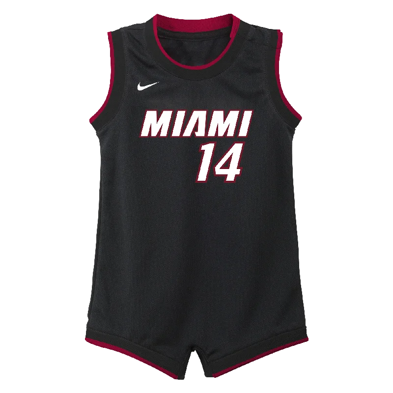 Tyler Herro Nike Icon Black Infant Onesie Jersey