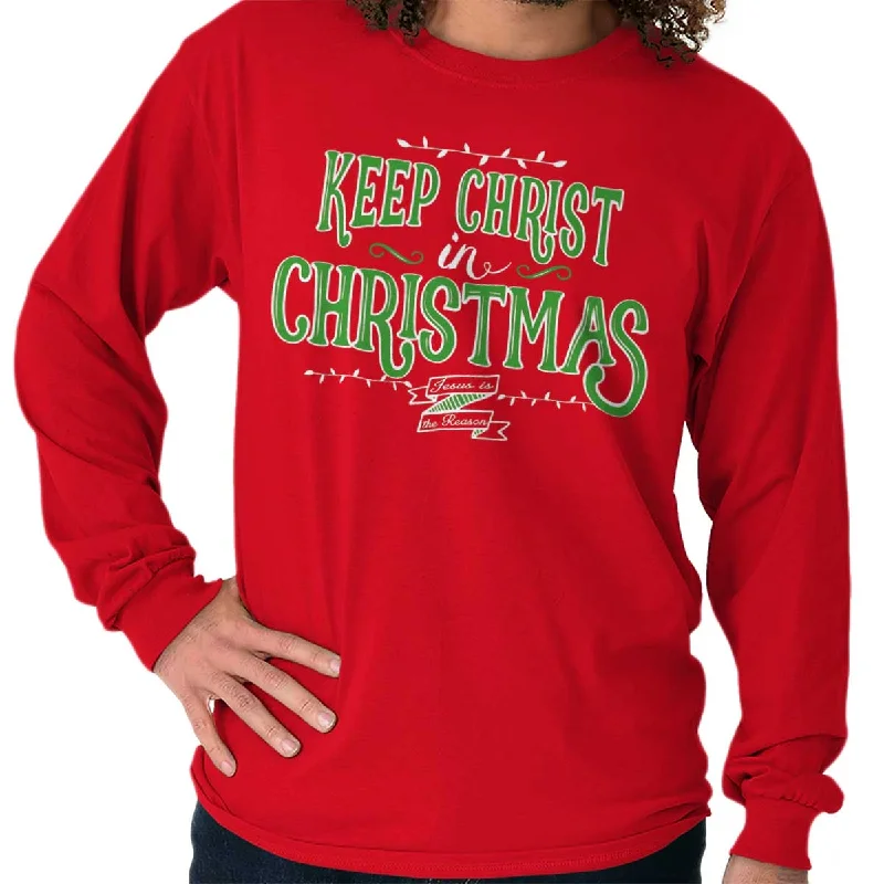 Keep Christ in Christmas Long Sleeve T-Shirt