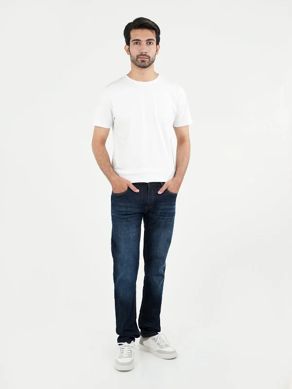 "EVAZO" Casual Denim Jeans Pant