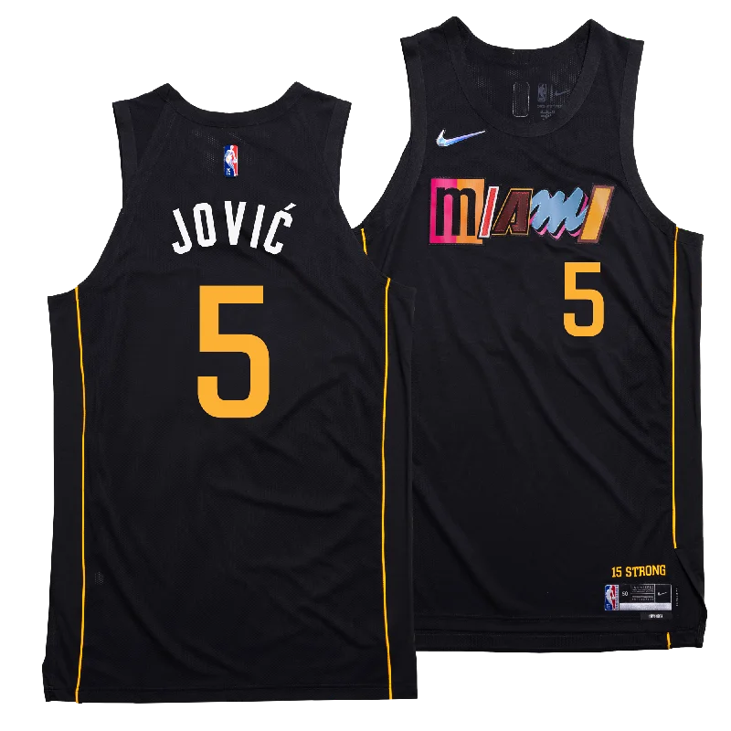 Nikola Jović Nike Miami HEAT Mashup Swingman Jersey - Player's Choice