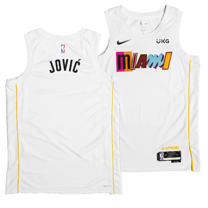 Nikola Jović Nike Miami Mashup Vol. 2 Swingman Jersey - Custom Number Style