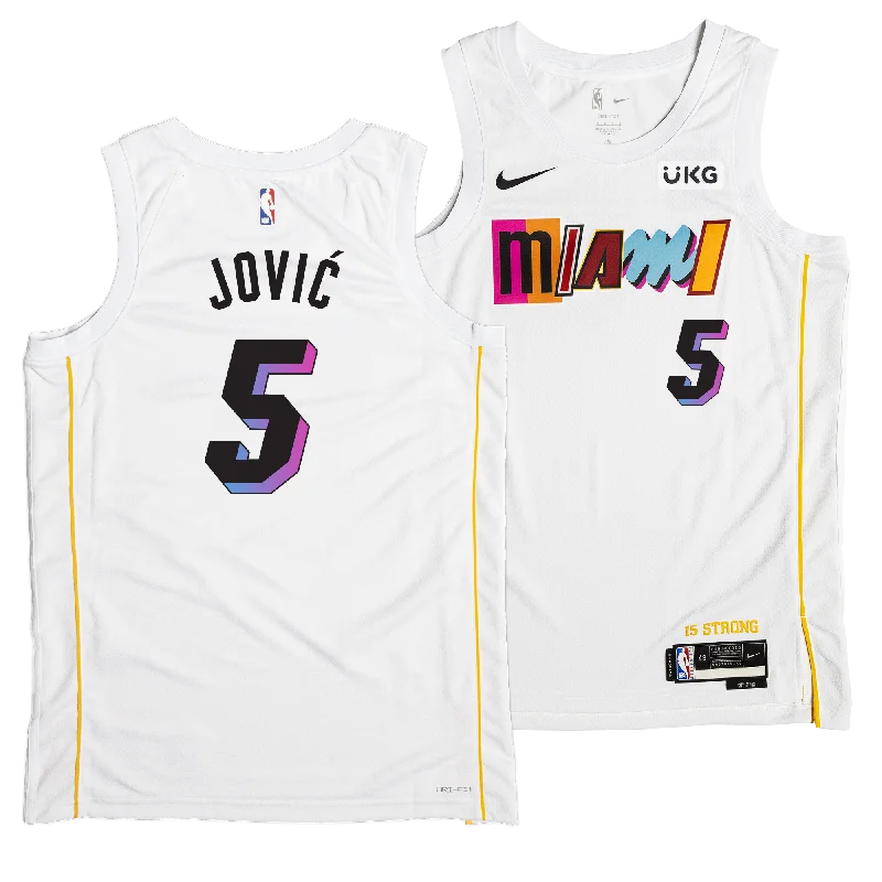 Nikola Jović Nike Miami Mashup Vol. 2 Swingman Jersey - Player's Choice