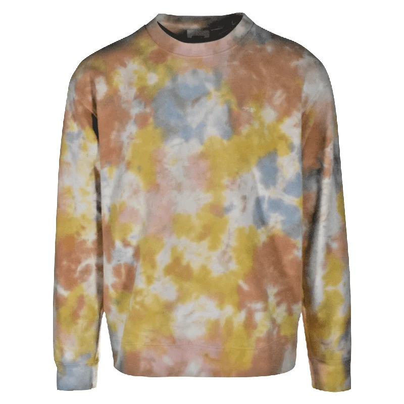 OBEY Men's Sweatshirt Toffee Multi Mini Bold Tie Dye Crew Neck (125)