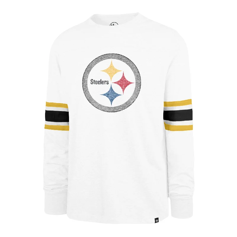 PITTSBURGH STEELERS GRIDIRON PREMIER '47 BREX LONG SLEEVE TEE