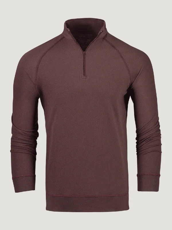 Port Red Quarter Zip