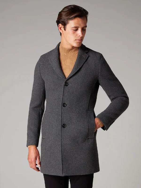 Remus - Grey Raeburn Overcoat