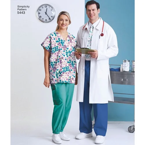 Simplicity Unisex Scrubs S5443