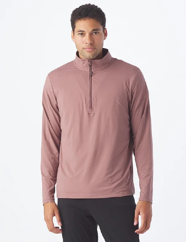 Tahoe 1/4 Zip: Mauve