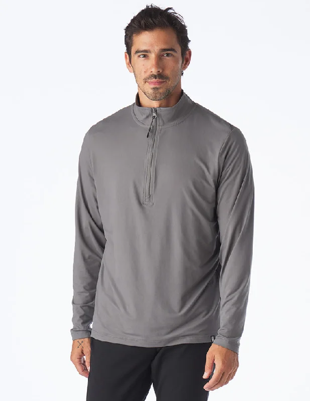 Tahoe 1/4 Zip: Smoke Grey