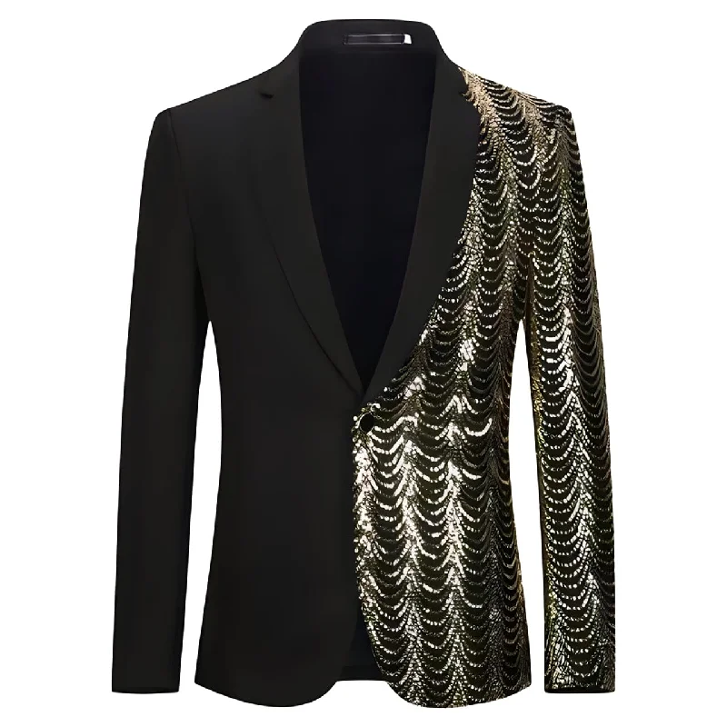 The Vertex Splice Slim Fit Blazer Suit Jacket