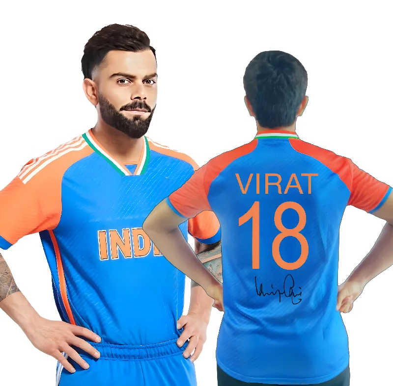 Virat kohli  Signature Edition jerseys 2024-Fan Edition