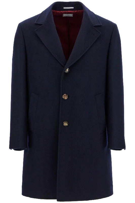 wool beaver coat in eight MY4419145 NAVY/ANTRACITE+RUBINO