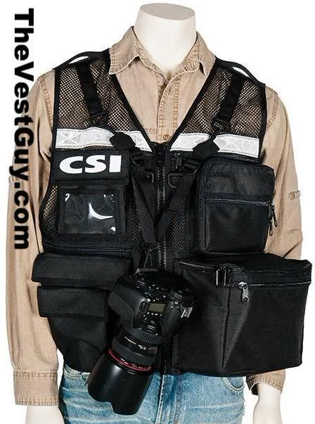 Black Mesh CSI Vest