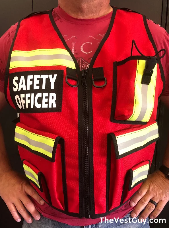 Incident Command Safety Officer Reflective Vest