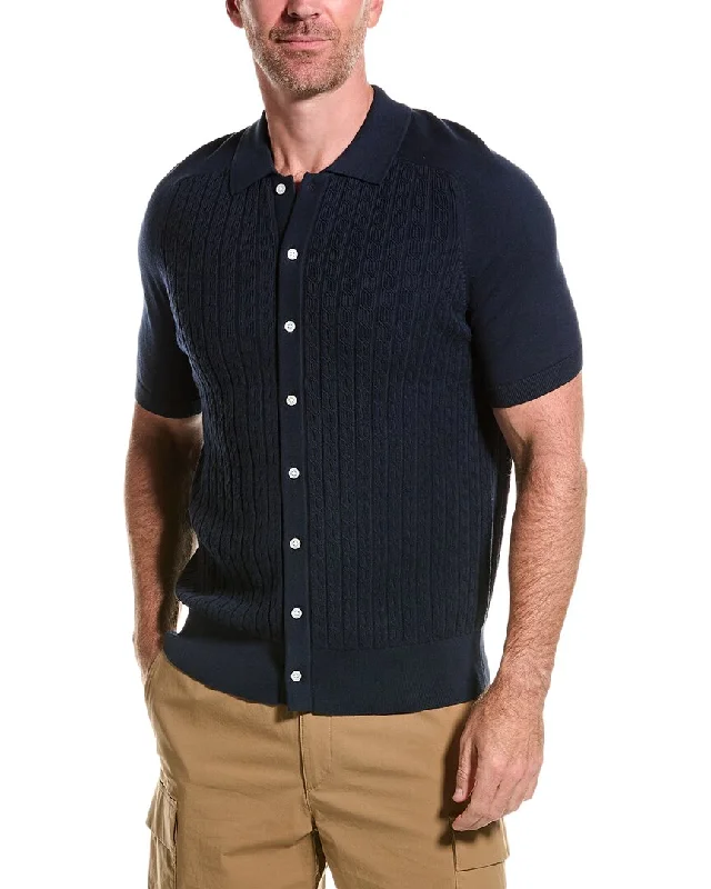 Brooks Brothers Cable Sweater Shirt