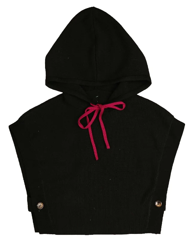 Hev Black Hooded Vest