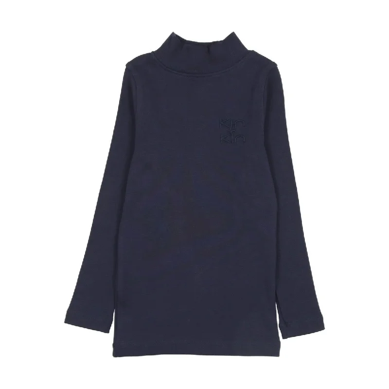 Kin And Kin Blue Mock Turtlenceck