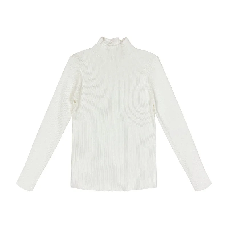 Noma Cream Knit Mockneck