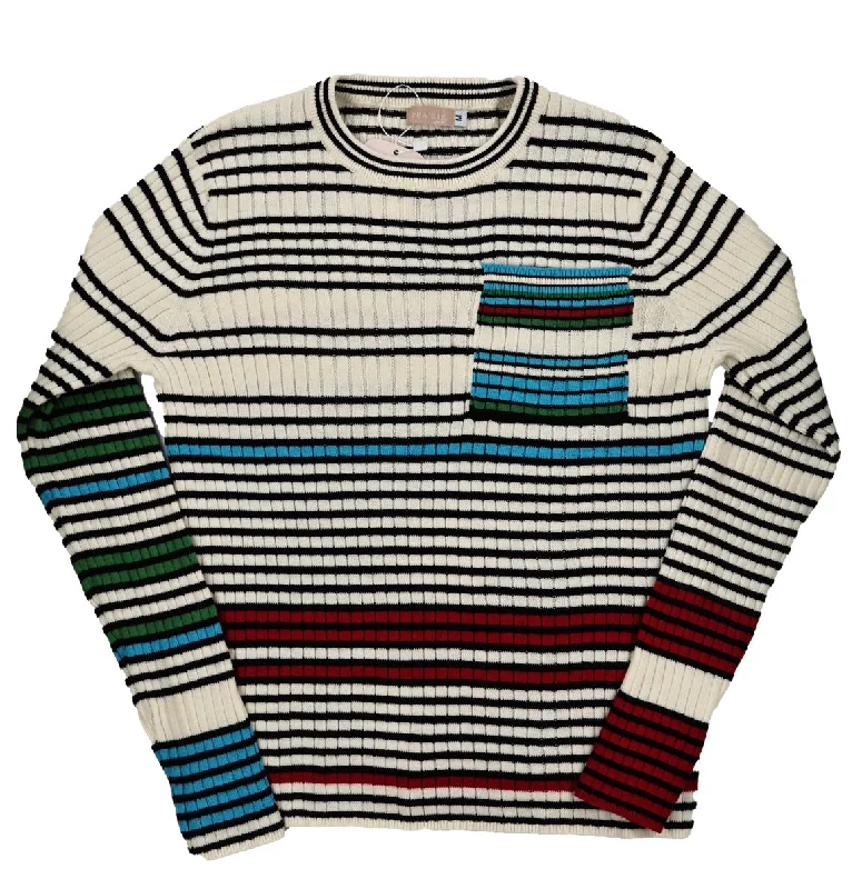 Prairie Stripe Carmen Sweater