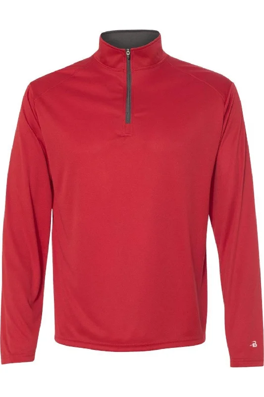 Men's lightweight performance t - shirts for running marathonsBadger B-Core Quarter-Zip Pullover Men's lightweight performance t - shirts for running marathonsBadger B-Core Quarter-Zip Pullover
