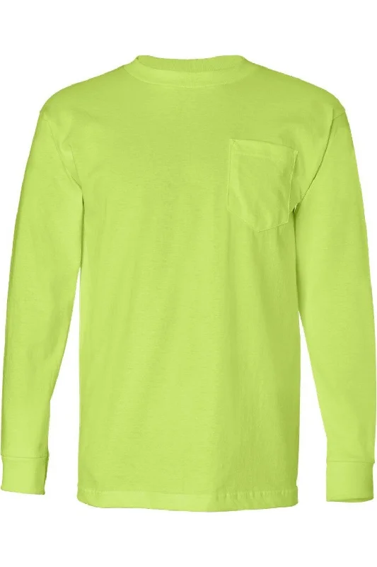 Men's antimicrobial t - shirts for odor - free freshness during travelBayside USA-Made Long Sleeve T-Shirt with a Pocket Men's antimicrobial t - shirts for odor - free freshness during travelBayside USA-Made Long Sleeve T-Shirt with a Pocket