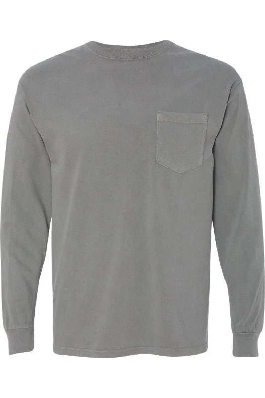 Men's v - neck muscle t - shirts for a body - building aestheticComfort Colors Garment-Dyed Heavyweight Long Sleeve Pocket T-Shirt Men's v - neck muscle t - shirts for a body - building aestheticComfort Colors Garment-Dyed Heavyweight Long Sleeve Pocket T-Shirt